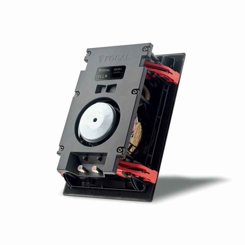 Focal 300 IW6 6.5" 130W Max Power 8 Ohm 2-Way In-Wall Speaker with FREE Mounting Kit, (Each)