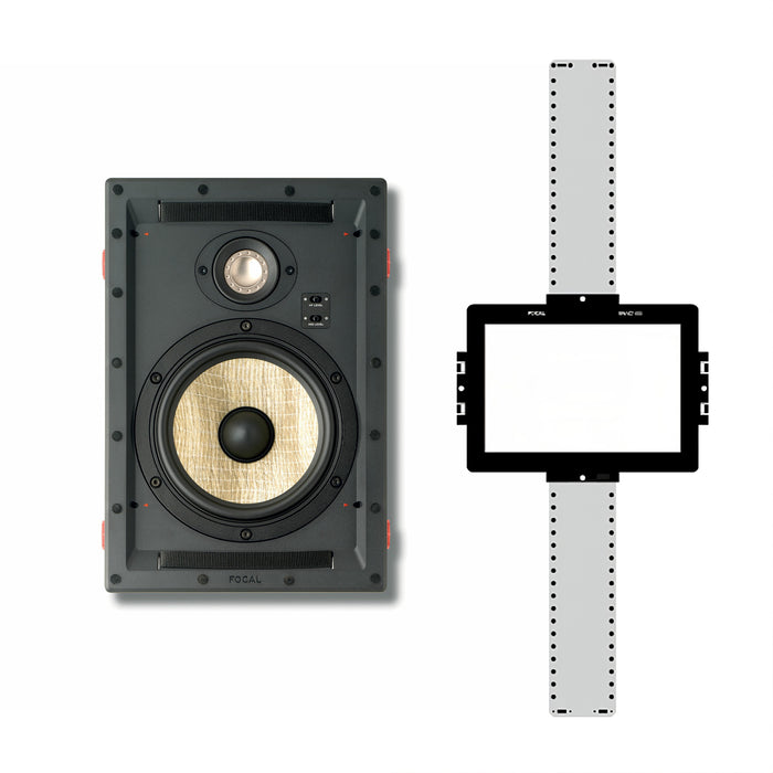 Focal 300 IW6 6.5" 130W Max Power 8 Ohm 2-Way In-Wall Speaker with FREE Mounting Kit, (Each)