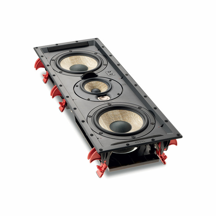 Focal 300 IW LCR6 150W Max Power 6.5" 8 Ohms 3-Way in-Wall Speaker, Each