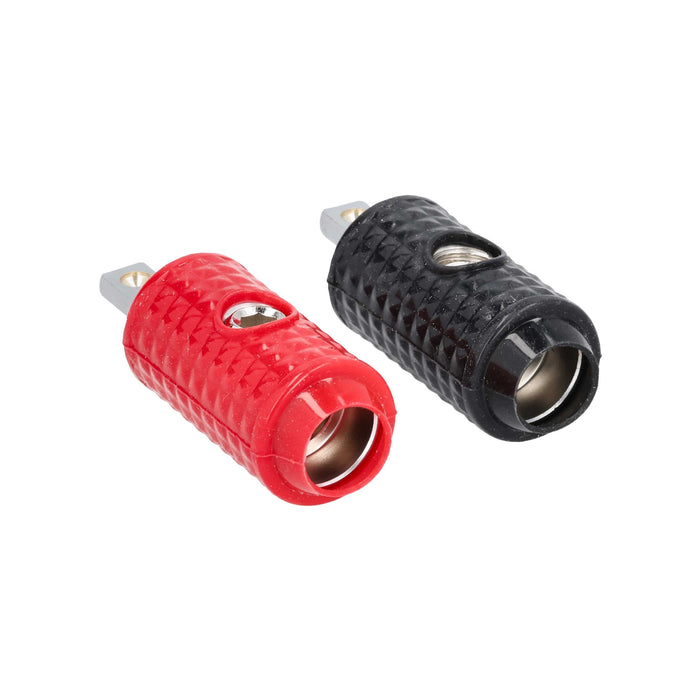 The Install Bay IBWRD04P Single 0GA To 4GA Amplifier Input Wire Reducers (Pair)