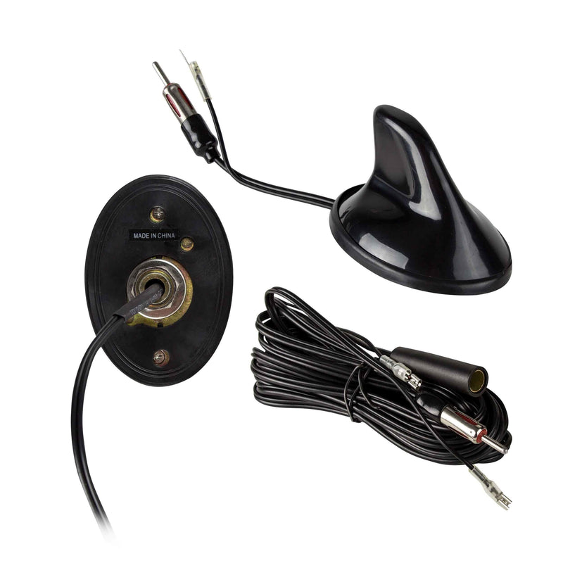 Metra 44-UA42 Shark Fin Roof Mount Universal Amplified AM/FM Antenna