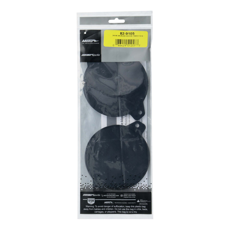 Metra 82-9105 4.5" Speaker Adapter Plate For Select Audi 2018-2024 (Pair)