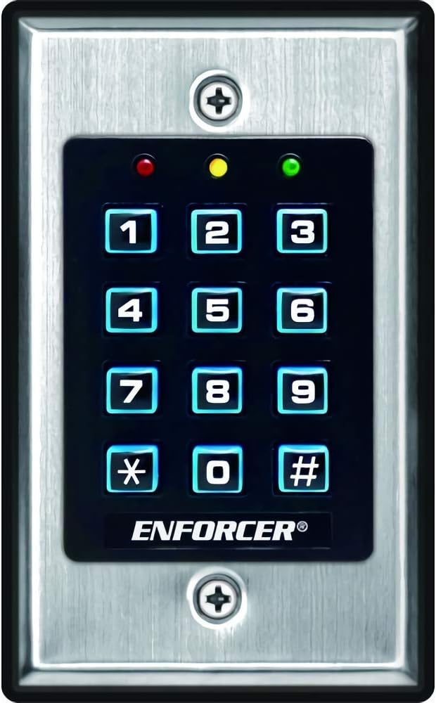 Seco-Larm SK-1011-SDQ 12~24 VDC/VAC Indoor Enforcer Access Control Keypad