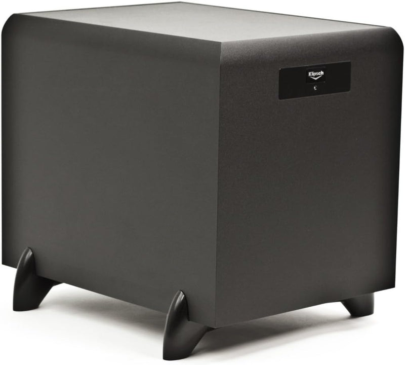 Klipsch SW-350 8" 350 Watt Home Audio High Excursion Subwoofer with Built-In Amplifier,Black (Refurbished)
