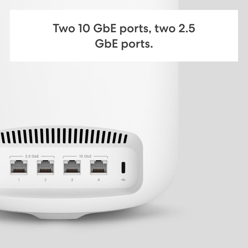 eero Max 7 Tri-band Mesh Wifi 7 Router BE20800 Up to 9.4 Gbps Wired and 4.3 Gbps Wireless Speeds