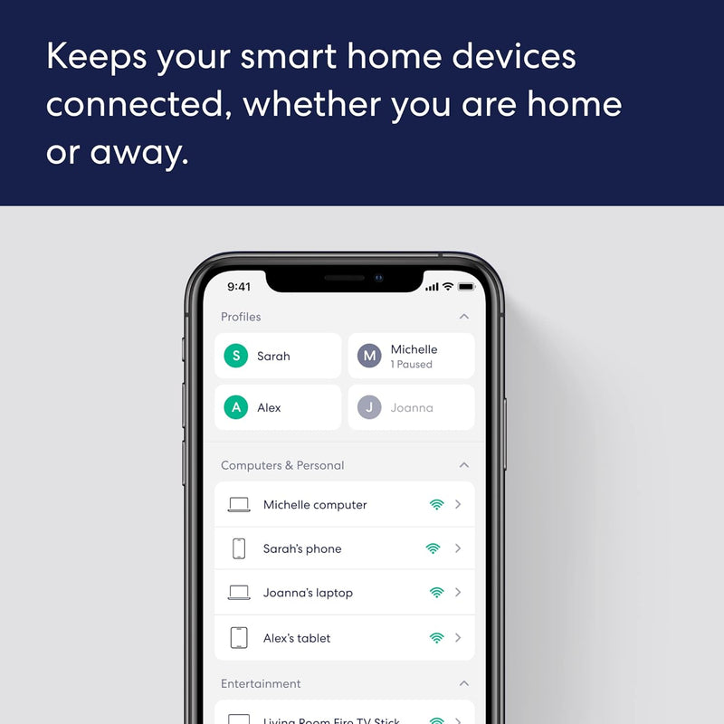 eero 6+ Mesh Wifi Router Wi-Fi 6 Dual Band Supports internet plans up to a Gigabit 1,500 sq. ft. 75+ devices (1-pack)