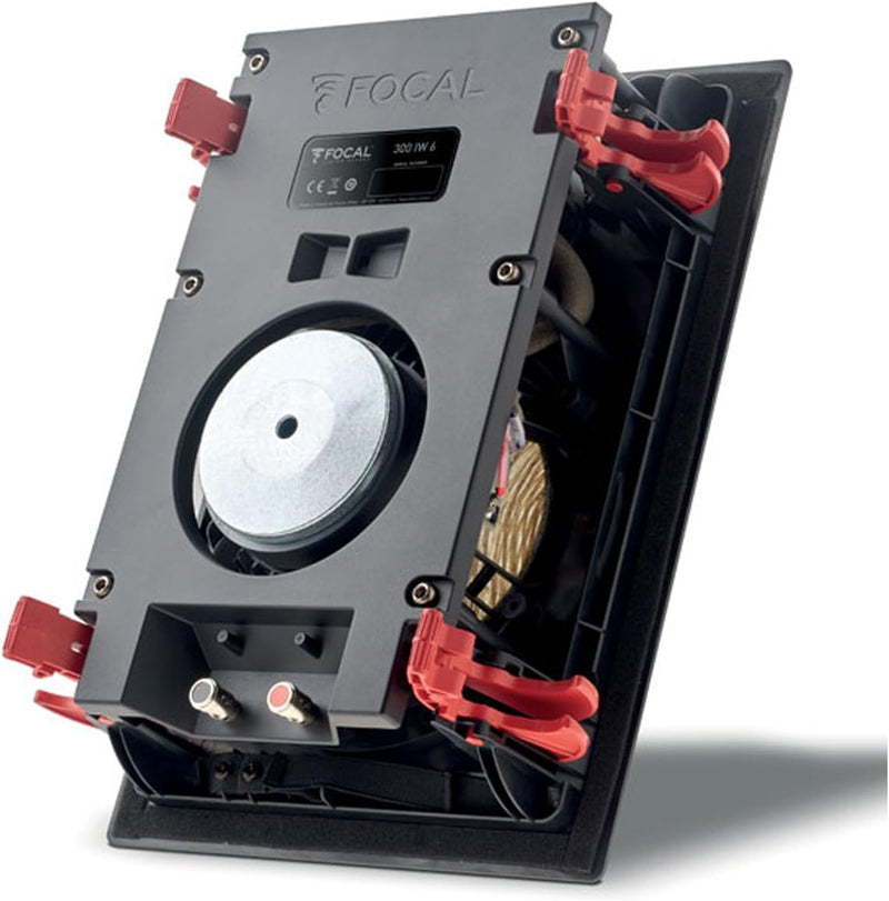Focal 300 IW6 6.5" 130W Max Power 8 Ohm 2-Way In-Wall Speaker with FREE Mounting Kit, (Each)