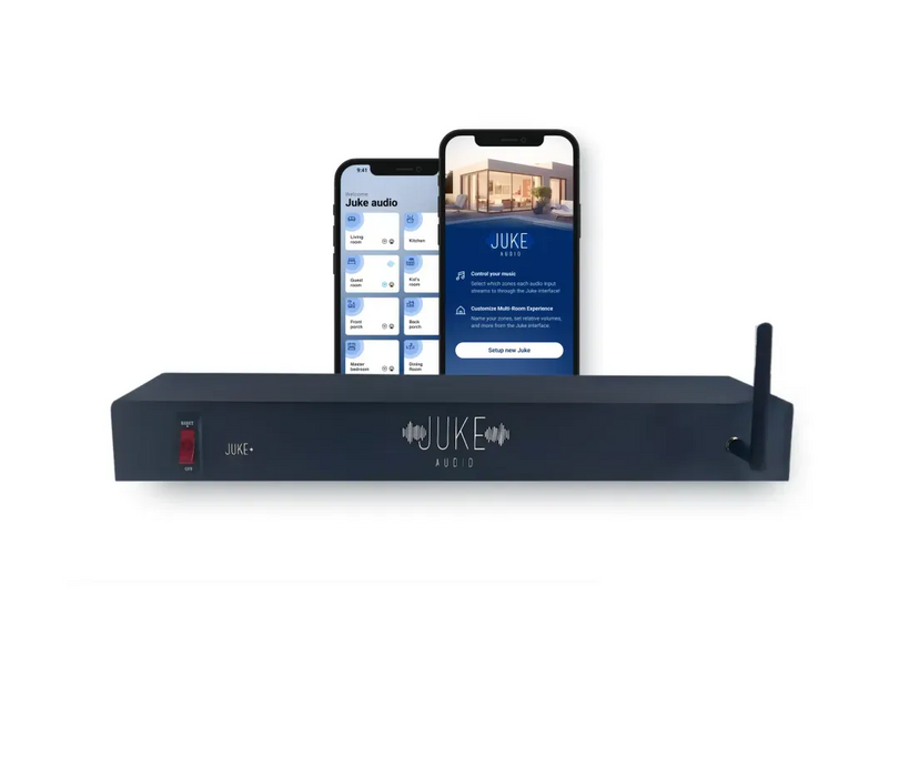 Juke Audio Juke+ Multi-Room Audio Amplifier 6-zone with Apple AirPlay 2, Spotify Connect, and Bluetooth