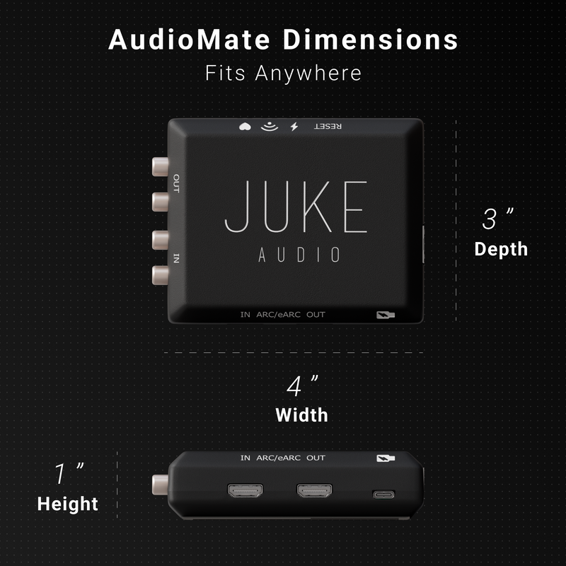 Juke AudioMate Wireless Transmitter/Receiver for Juke Audio Amplifiers
