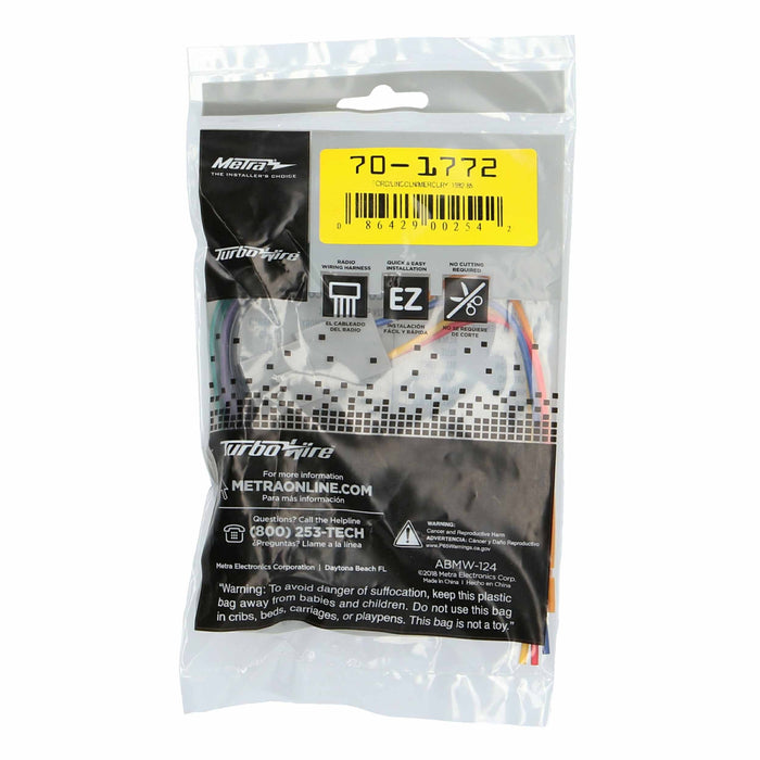 Metra 70-1772 Power 4 Speaker Wire Harness for Select 1982-1985 Ford