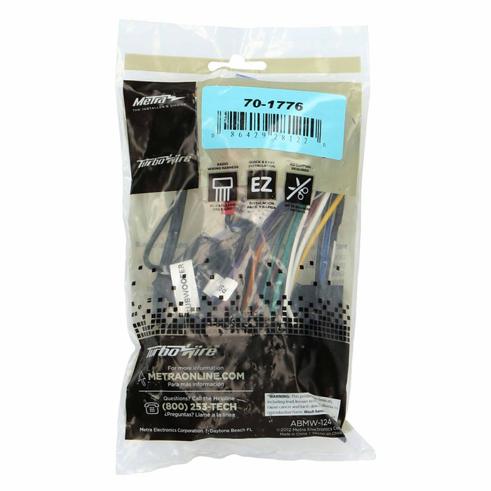 Metra 70-1776 Wiring Harness for Select 2003-2007 Ford/Lincoln/Mercury