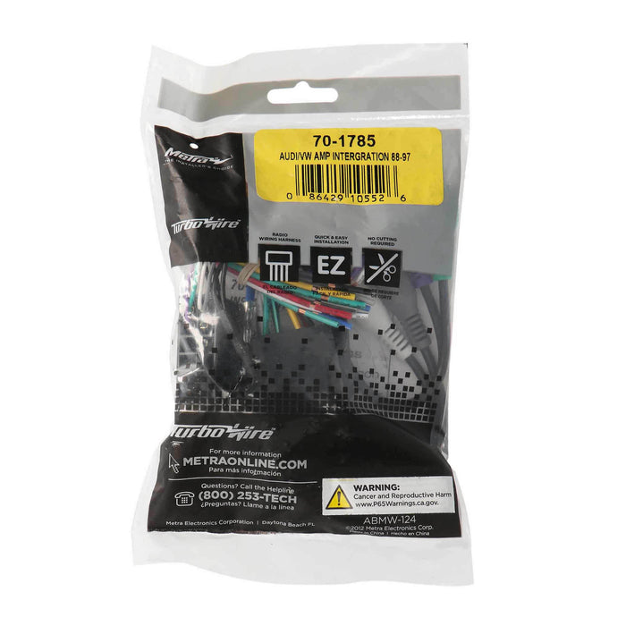 Metra 70-1785 Amplified/Bose Integration Harness for Select Audi/VW