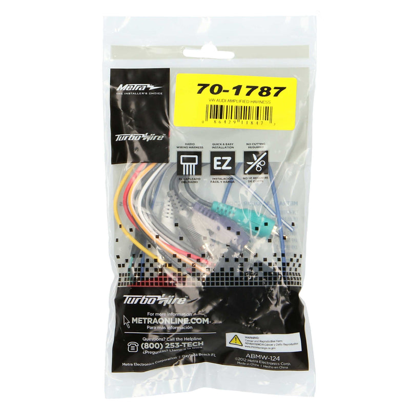 Metra 70-1787 Bose Integration Wire Harness for Select Audi/Porsche/Volkswagen models 1986-2005