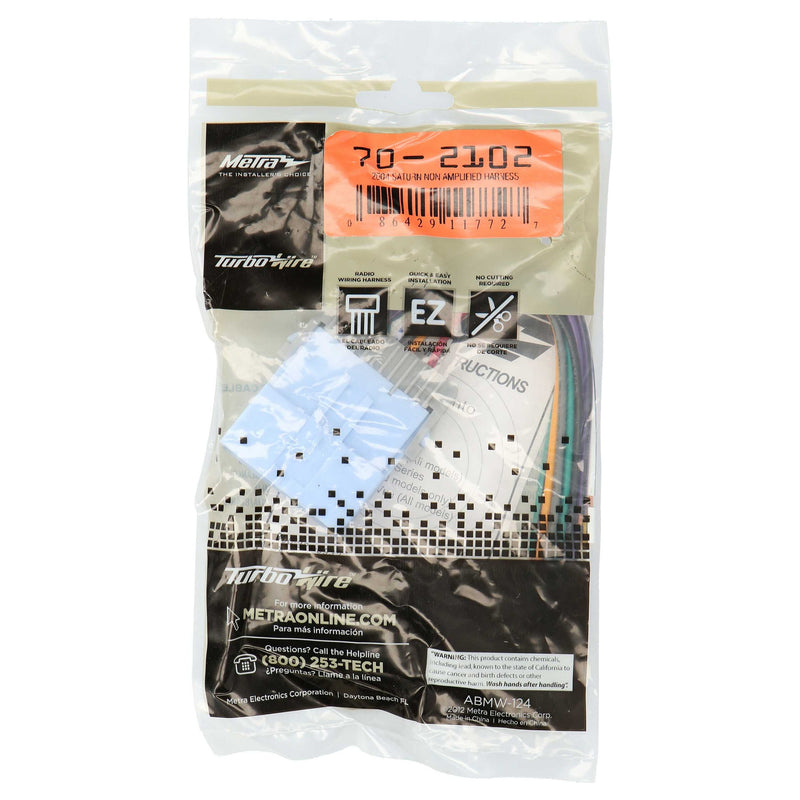 Metra 70-2102 Power 4 Speaker Wire Harness for Select Saturn models 2004-2005