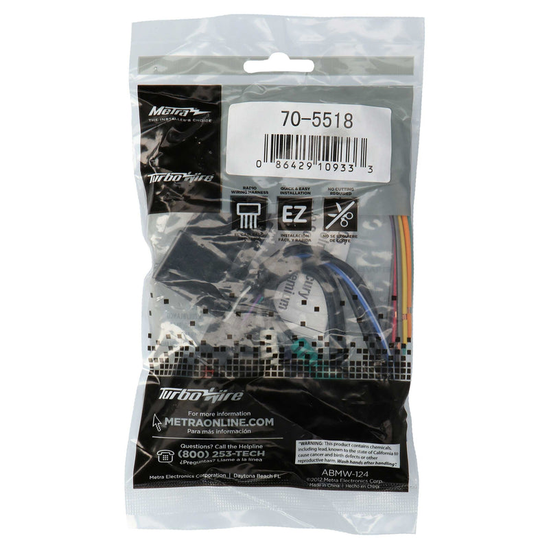 Metra 70-5518 Amp Integration Harness for Select Ford Ranger vehicles 1998-2011