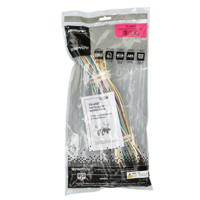 Metra 70-6507 Amplifier Bypass Harness for Jeep Grand Cherokee 1999-2004