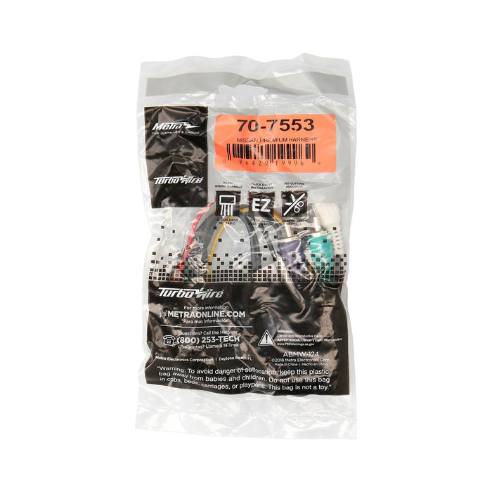 Metra 70-7553 Premium Wiring Harness for Select 2007-up Nissan