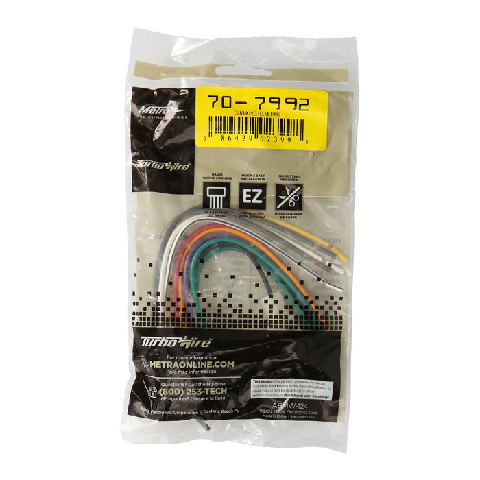 Metra 70-7992 Wiring Harness for Select 1995-2003 Suzuki Vehicles