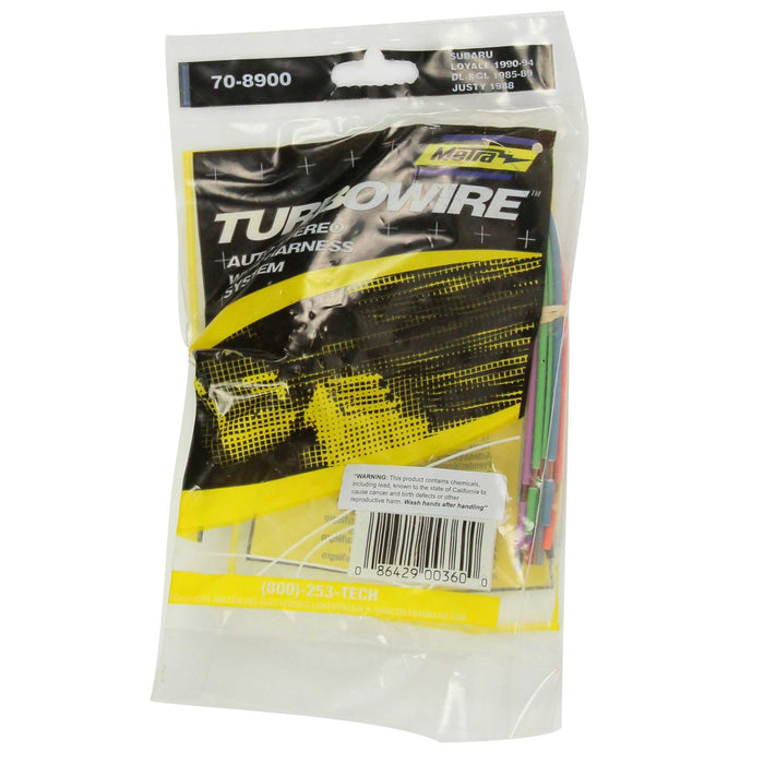 Metra 70-8900 Wiring Harness for 1985-1989 Subaru GL/DL/RX/Hatchback