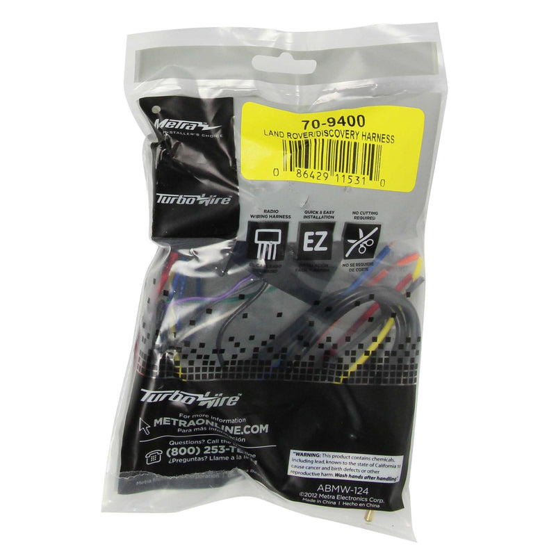 Metra 70-9400 Amp Integration Harness for 94-99 Land Rover Discovery