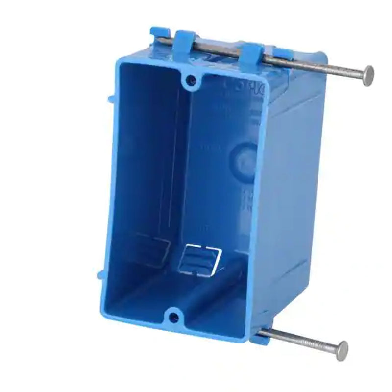 1-Gang 18 cu. in. New Work Electrical Outlet Box and Switch