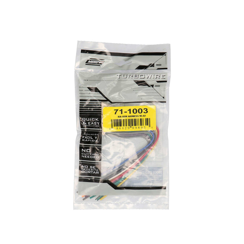 Metra 71-1003 OEM Radio Harness for Select 1995-2003 Kia Vehicles