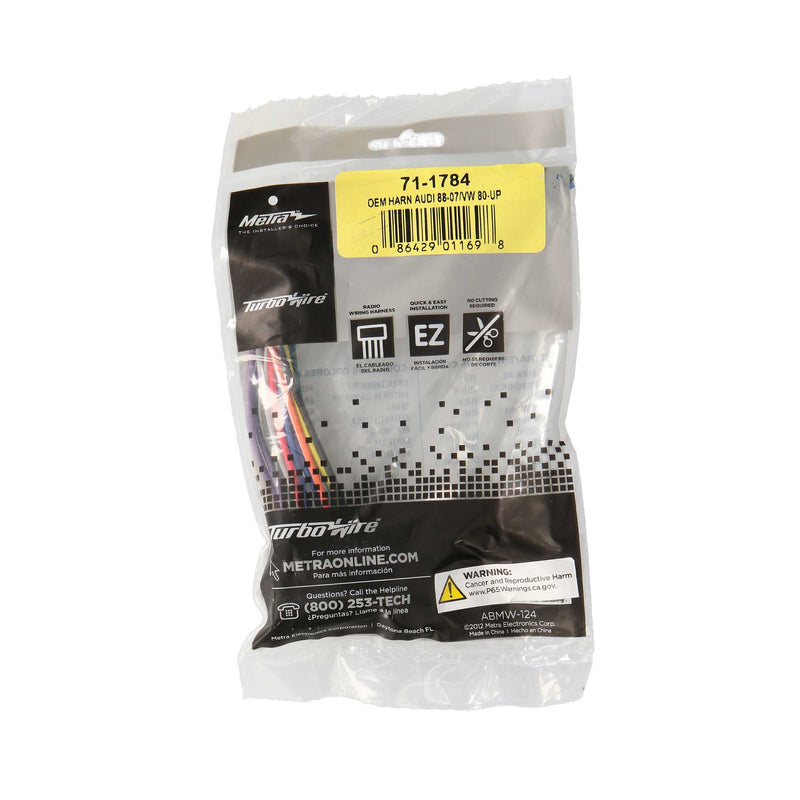 Metra 71-1784 OEM Wire Harness for Select Audi/Mercedes/Volkswagen/Ram