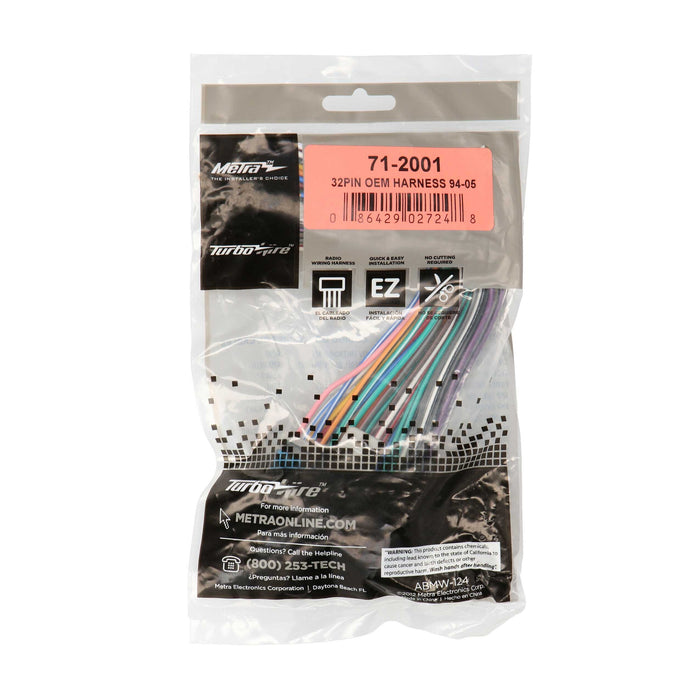 Metra 71-2001 OEM Radio Harness for Select 1994-2005 Buick/Cadillac