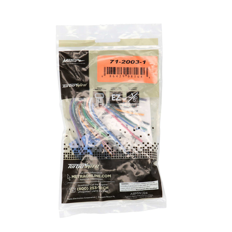 Metra 71-2003-1 OEM Radio Harness for Select GM 1998-2008