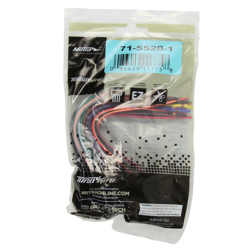 Metra 71-5520-1 OEM Radio Harness for Select Ford Lincoln Mercury 2003-Up