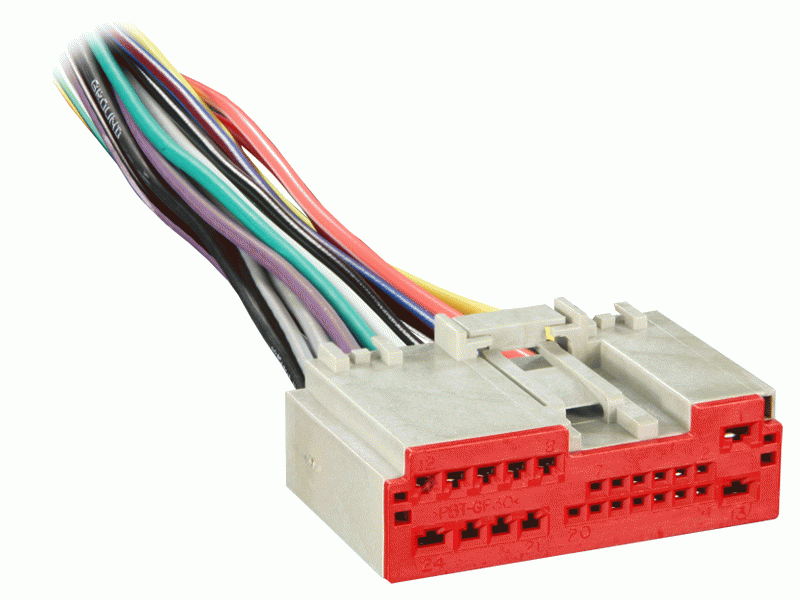 Metra 71-5520 24 Pin OEM Wire Harness for Select Ford/Lincoln/Mercury
