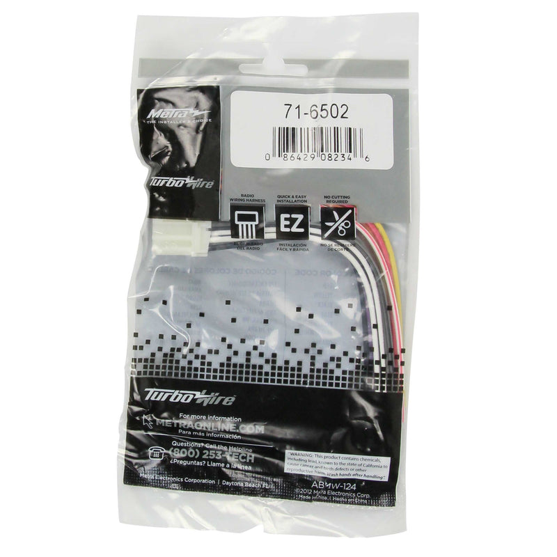 Metra 71-6502 OEM Radio Harness for Select CHRYSLER 02-UP