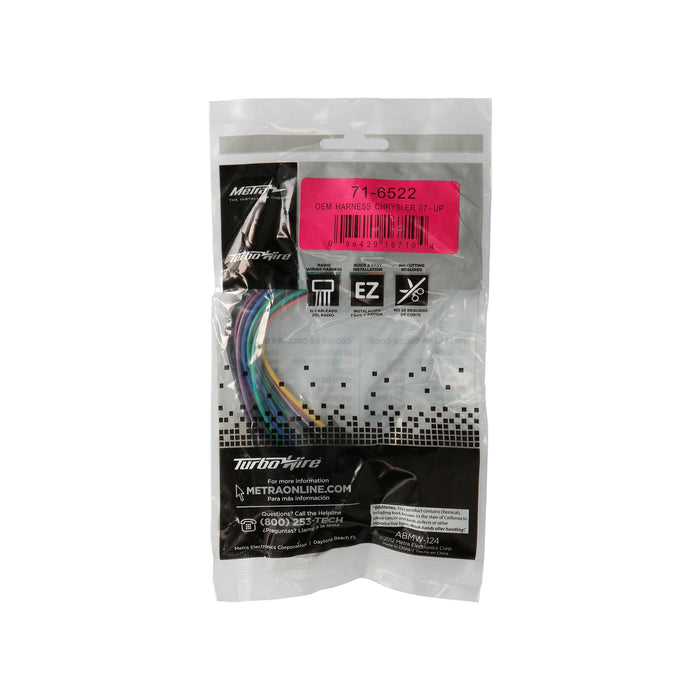 Metra 71-6522 OEM Wire Harness for Select Chrysler 07-Up