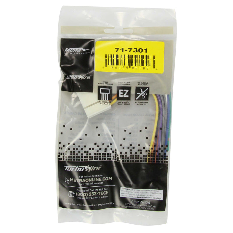 Metra 71-7301 OEM Radio Wire Harness for Select Hyundai 1999-2008