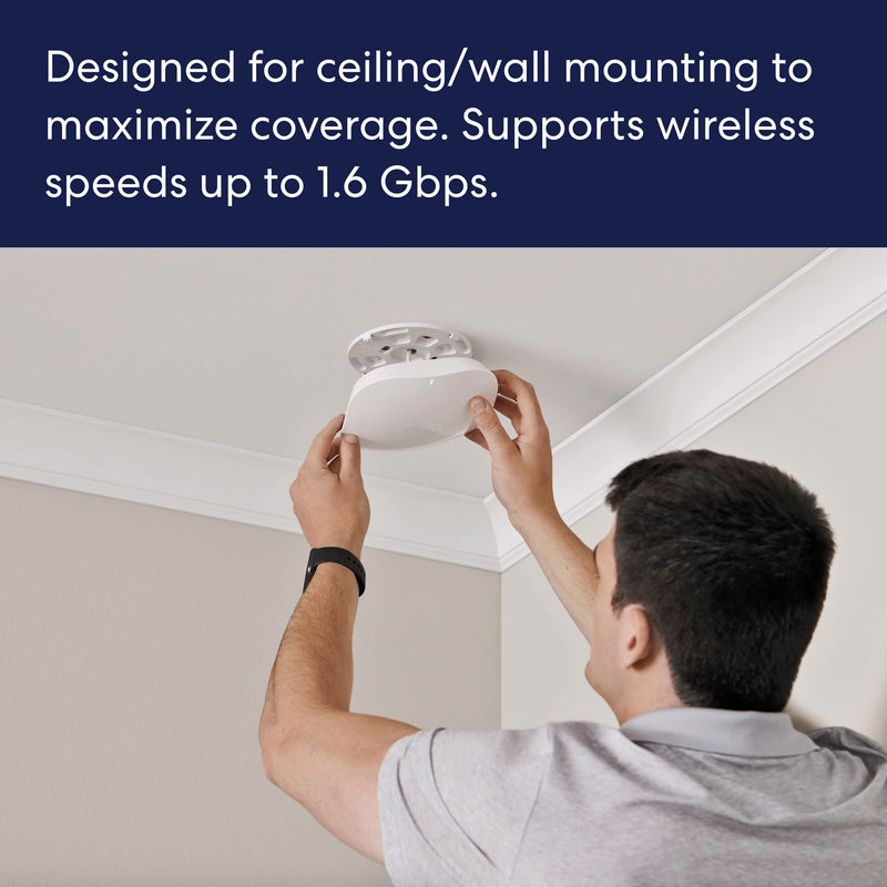 eero PoE 6 Dual-band AX300 Wi-Fi 6 Access Point Ceiling Wall Mountable, up to 1.6 Gbps Wireless Speeds