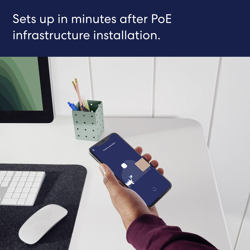eero PoE 6 Dual-band AX300 Wi-Fi 6 Access Point Ceiling Wall Mountable, up to 1.6 Gbps Wireless Speeds