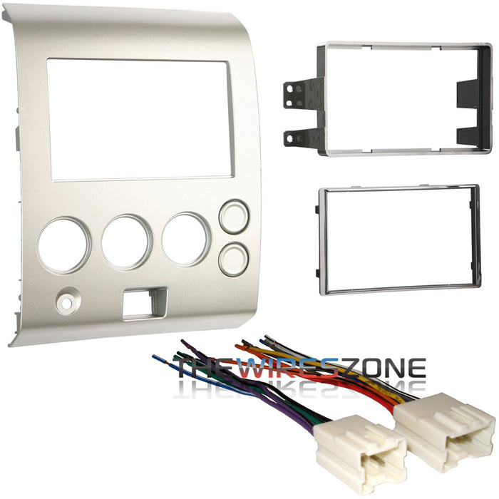 Metra 95-7406 Double DIN Dash Kit + Harness for Select 2004-07 Nissan