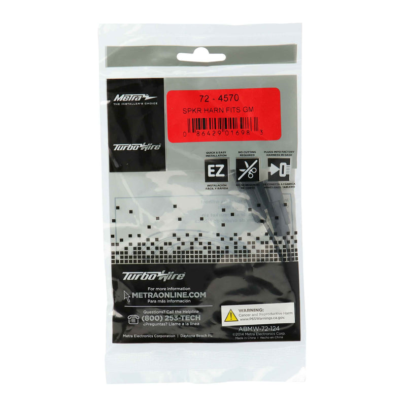 Metra 72-4570 Speaker Connector for Select 1995-05 GM Vehicles (pair)