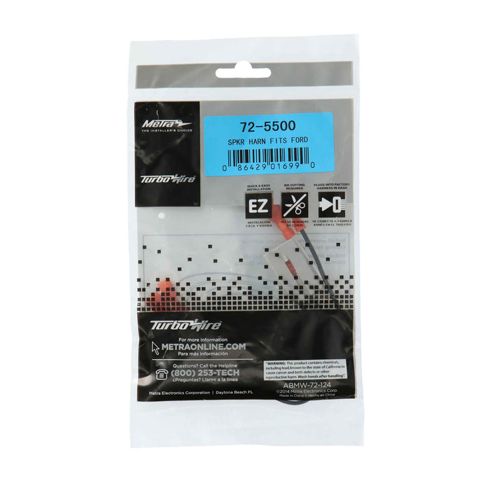 Metra 72-5500 Speaker Connector for Select 1985-98 Ford/Mercury (pair)