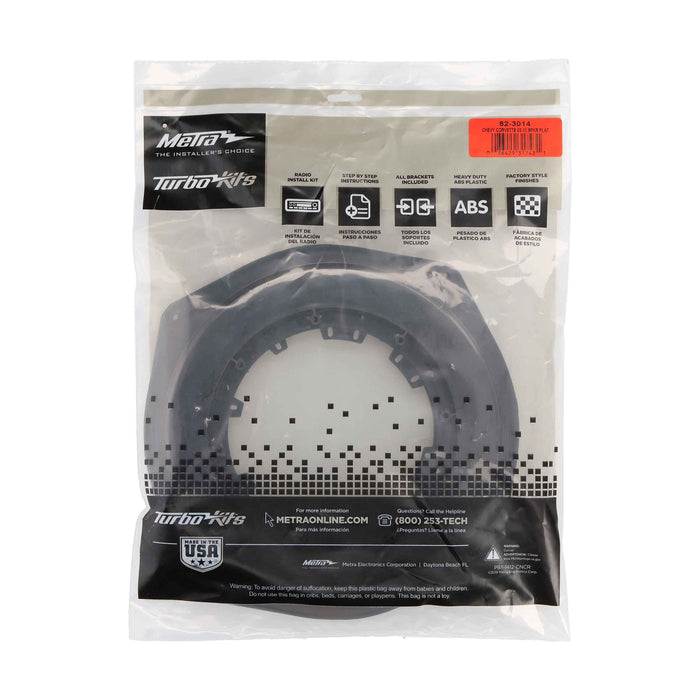 Metra 82-3014 6" to 6.75" Speaker Adapters for 2005-13 Chevy Corvette