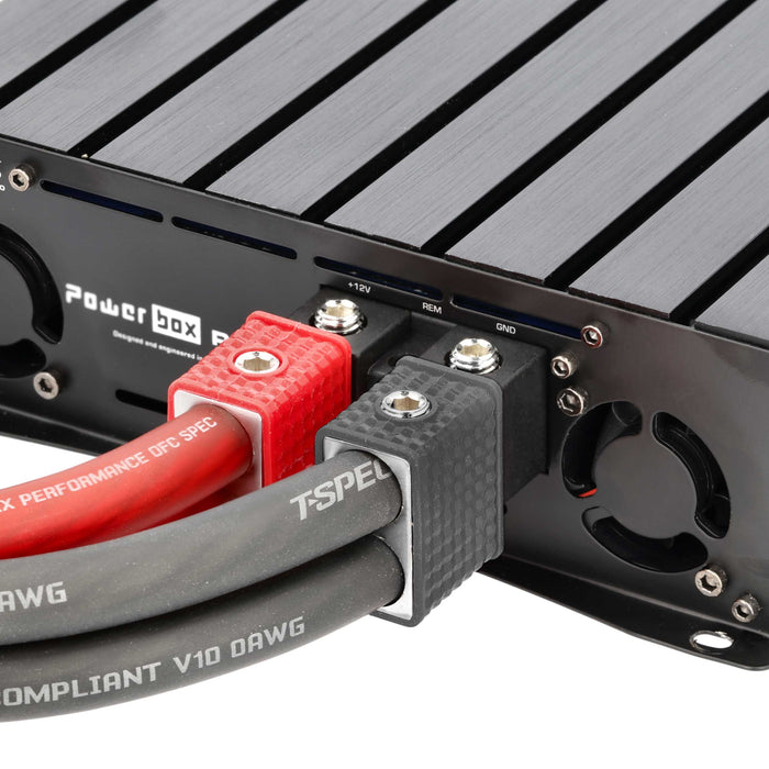 The Install Bay IBWRD04 Dual 1/0 AWG To 4 AWG Input Wire Reducers (Pair)