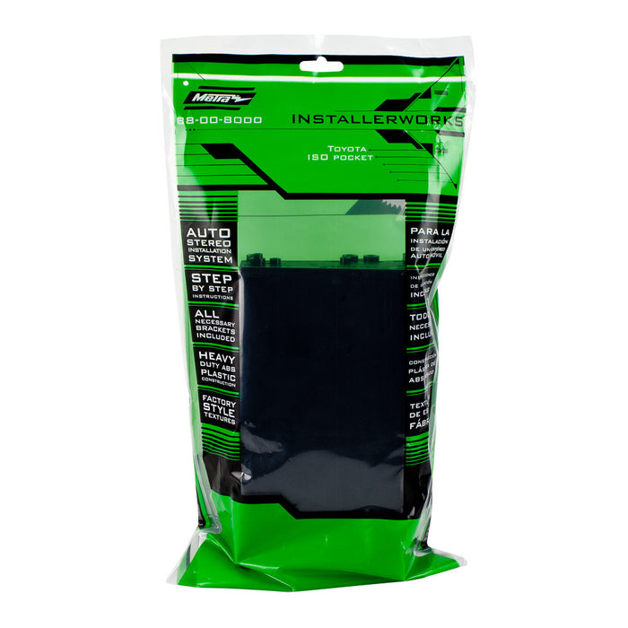 Metra 88-00-8000 Pocket Use w/ Factory Bracket for Select Toyota ISO Pocket 1981-2004