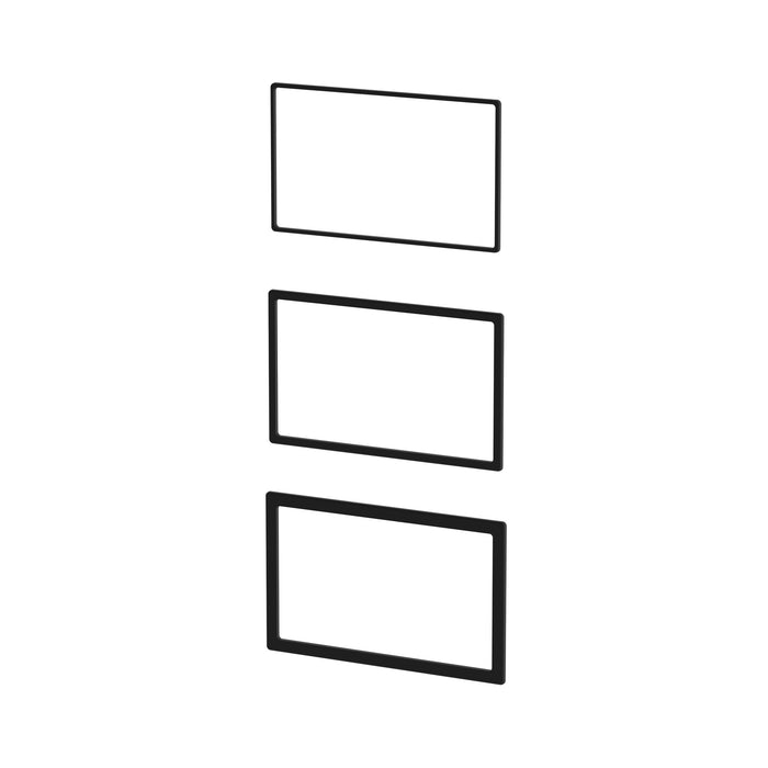 Metra 89-50-0900 Double DIN Trim Ring Borders 1/8", 1/4", 3/8" (3/pk)