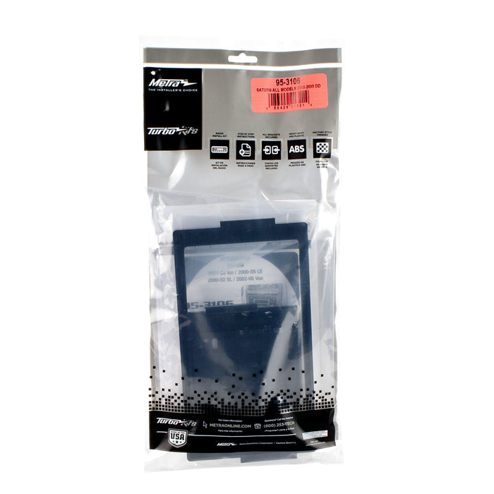 Metra 95-3106 Double DIN Dash Kit for 2000-2005 Saturn All Models