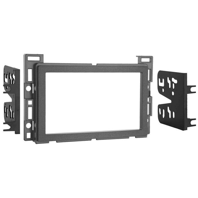 Metra 95-3302S Silver Double DIN Dash Kit for GM 2005-2012 - Silver