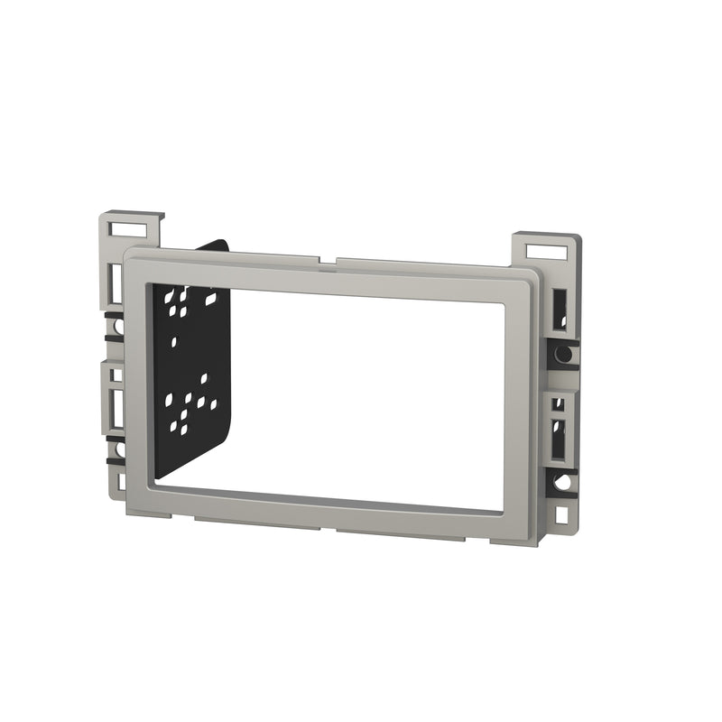 Metra 95-3302S Silver Double DIN Dash Kit for GM 2005-2012 - Silver