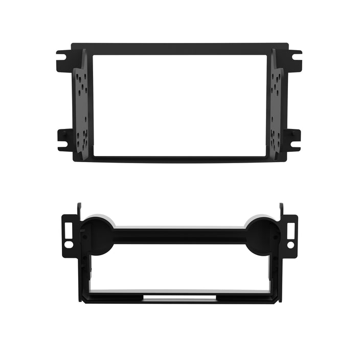 Metra 95-6533B Black 2-DIN Dash Kit for Select Chrysler/Dodge/Jeep