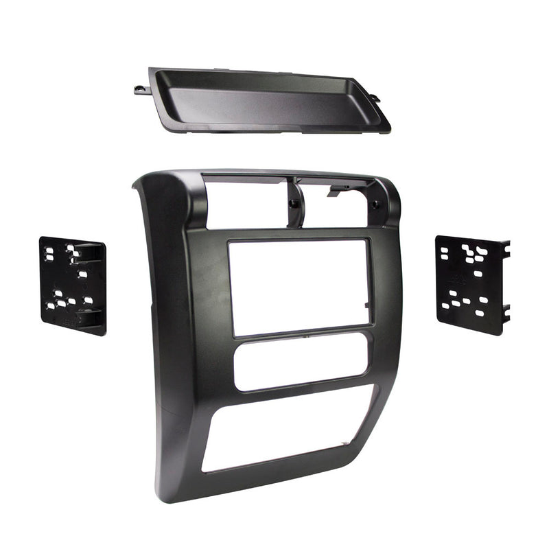 Metra 95-6541 Matte Black Double DIN Dash Kit for 2003-2006 Jeep Wrangler