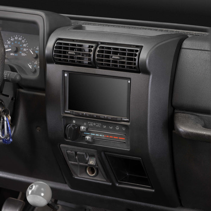Metra 95-6549 Double DIN Dash Kit For Select Jeep Wrangler 1997 - 2002