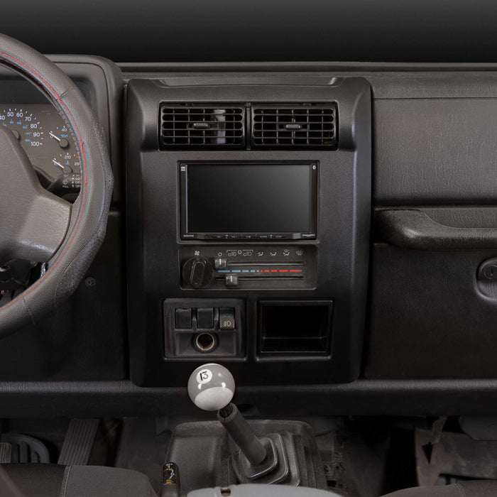 Metra 95-6549 Double DIN Dash Kit For Select Jeep Wrangler 1997 - 2002